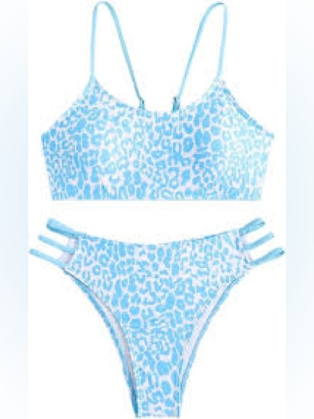 NWOT Blue 2-Piece Swimsuit, Size L